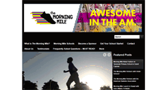 Desktop Screenshot of morningmile.com